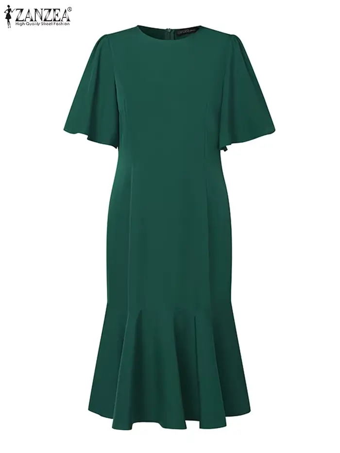 ZANZEA – Elegantné morské panny šaty pre ženy