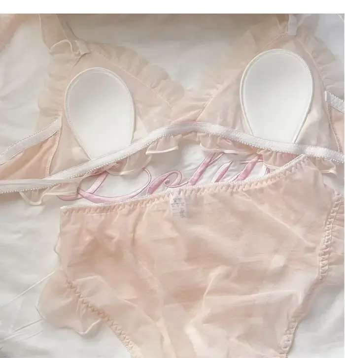 Spodná bielizeň z bavlny s čipkou pre ženy štýl Lolita špeciálne príležitosti