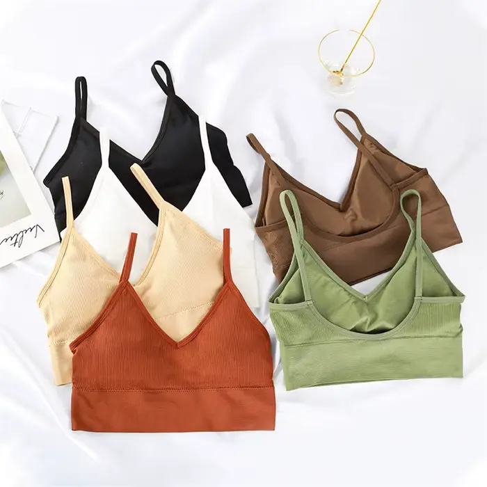 Dámske podprsenky Sexy bezšvíkové podprsenka typ U Backless Push Up Bralette Dámske športové spodné prádlo spodná bielizeň pre ženy