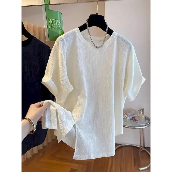 T-shirts surdimensionnés femmes décontracté ample à manches courtes hauts 2025 tendance d'été mince 