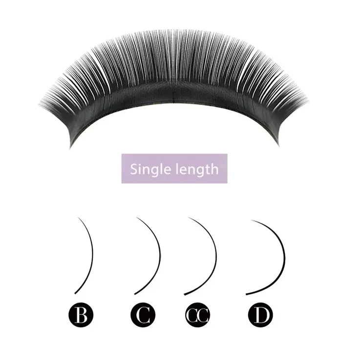 8-25mm Faux-Cils Professionnels, Easy Fan Volume Russe Autofan Cilios Doux CC/D, Extension de Cils N