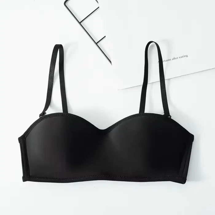 Soutien-gorge sans bretelles amovible, sans armatures, sexy, antidérapant, confortable, ajusté, sans
