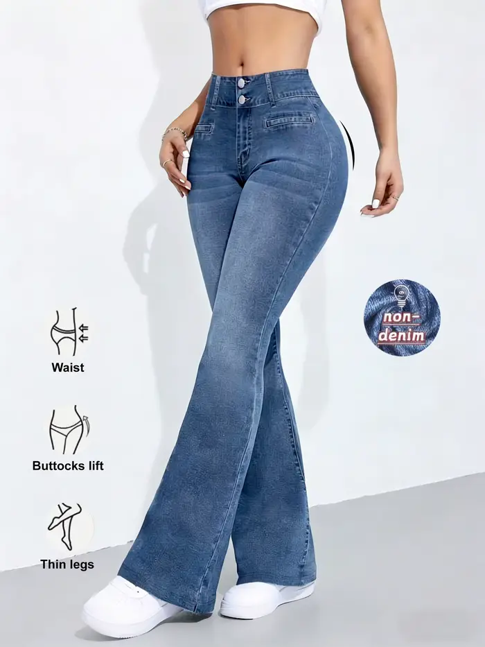 Príležitostné rozšírené legíny z polyesteru a elastanu pre ženy, slim fit, vysoká elasticita, pohodlie po celý deň, ideálne pre pracovné dni a letné výlety