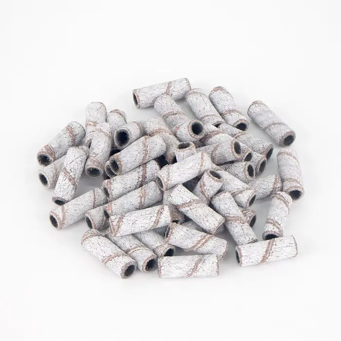 30 pièces 3.1MM Mini bandes de ponçage pour ongles avec arbre 3/32 "forets pour ongles bandes de sab