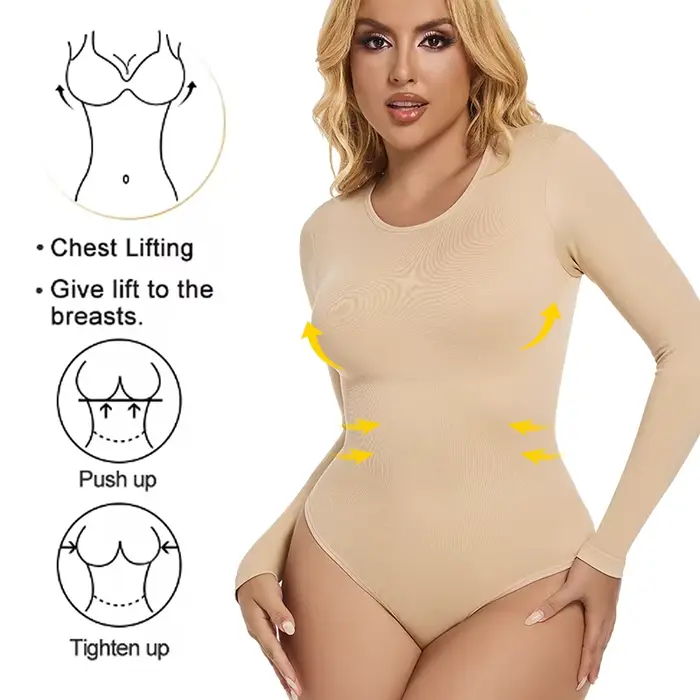 Body Shaper Vaslanda Pour Femmes Avec Contrôle De La Taille Et Des Hanches Noir Nude Marron Occasions Spéciales Shopping Yoga Bureau Vacances