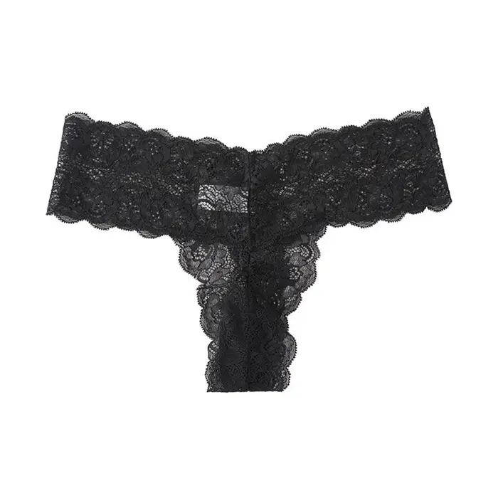Culottes string en dentelle pour femmes, sexy, ajourées, respirantes, sans couture, sous-vêtements p