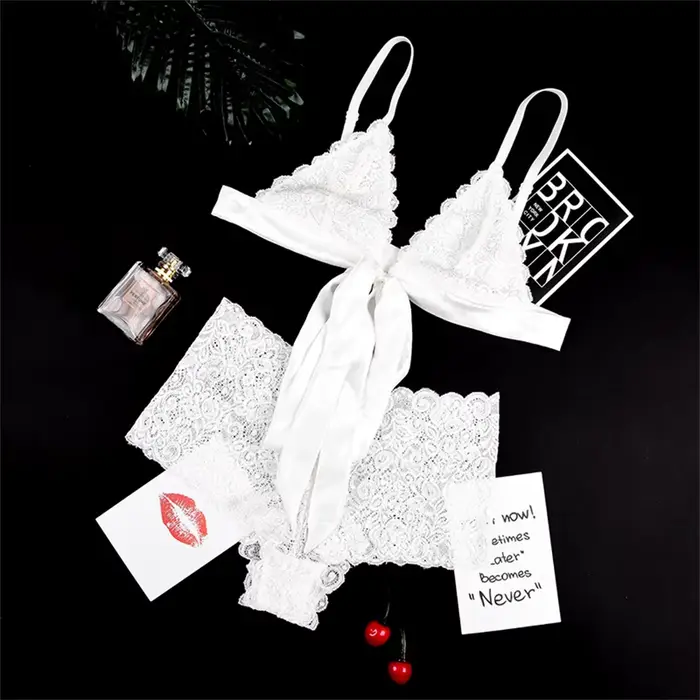 Sexy spodná bielizeň z polyesterovej čipky pre ženy, elegantný a zmyselný štýl, ktorý ponúka pre špeciálne príležitosti