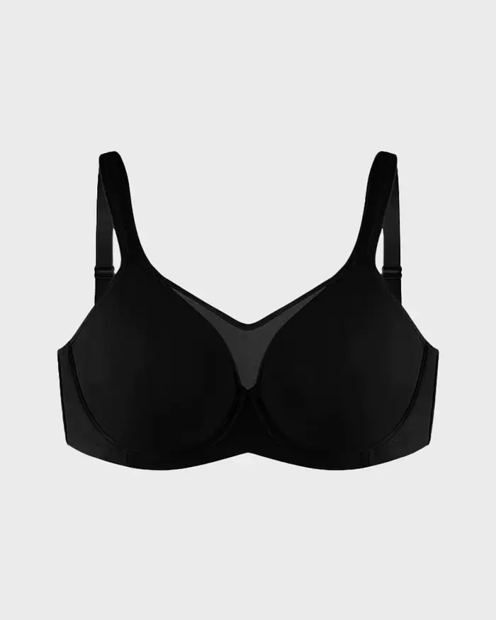 Soutien-gorge à armatures sans doublure grande taille gelée gomme couverture complète fixe grande ta