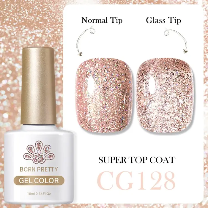 BORN PRETTY 130 farieb Gélový lak na nechty 10ml Polostály lak Nail Art manikúra namáčanie LED UV Gél lak na