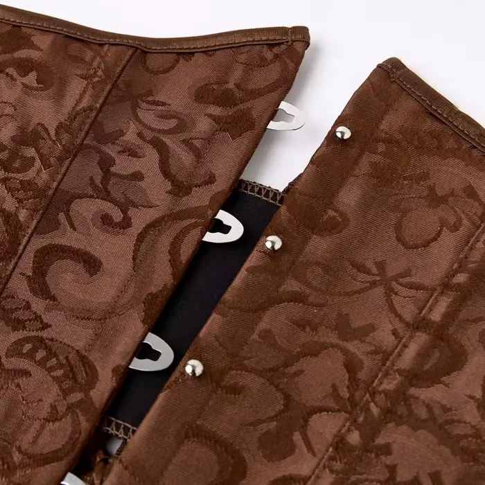 Corset tricoté en polyester et élasthanne pour femmes, style rétro, contrôle du ventre, correction de la posture, tous les jours