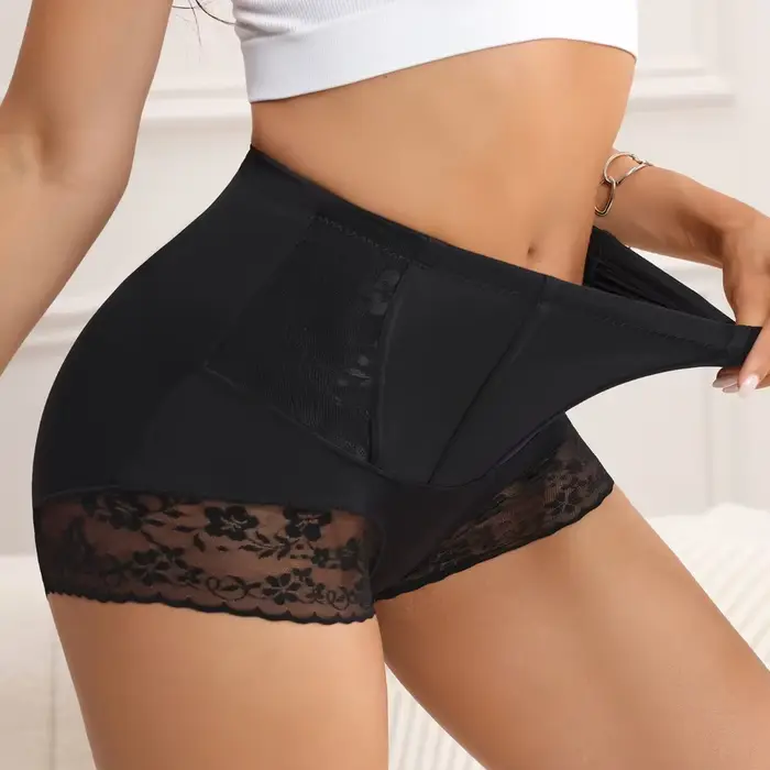 Culotte Façonnage Femme Taille Haute Polyamide Élasthanne Contrôle Ventre Définir Silhouette Occasions Spéciales