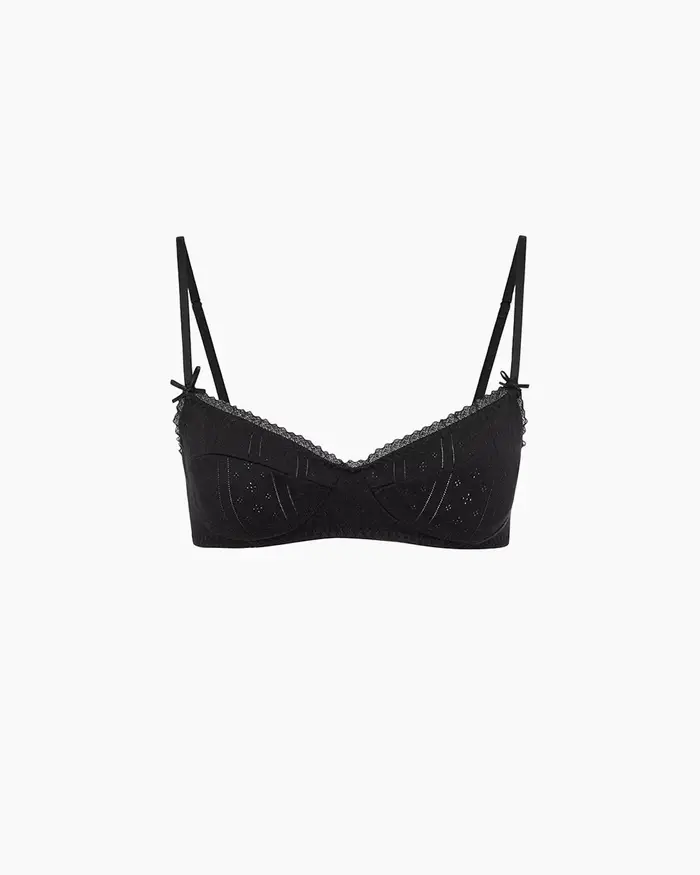 Couco – soutien-gorge rétro, sous-vêtements à bretelles, corset serré, confortable, bordure en dente
