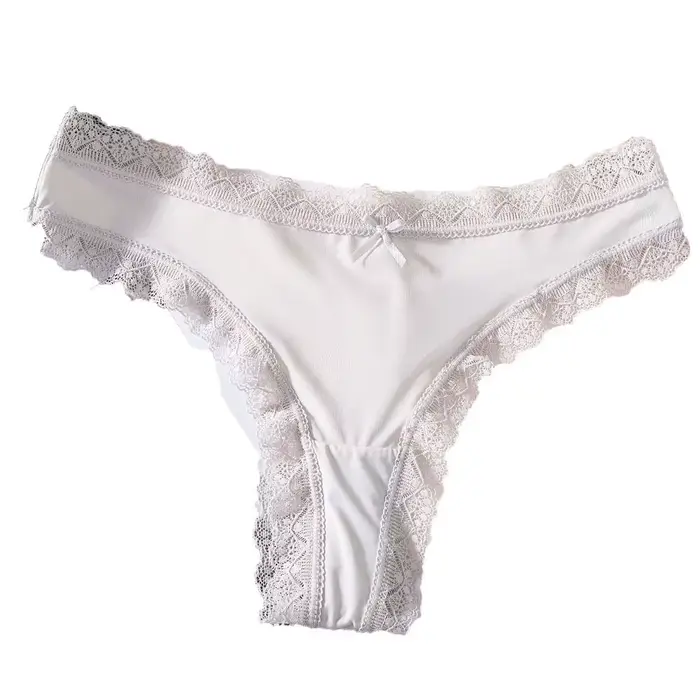 Pohodlné bezšvové ľadové nohavičky pre ženy, bavlnený rozkrok, nízky pás, elegantný luk, slipy, spodná bielizeň, letné nohavičky pre dámy pri špeciálnych príležitostiach