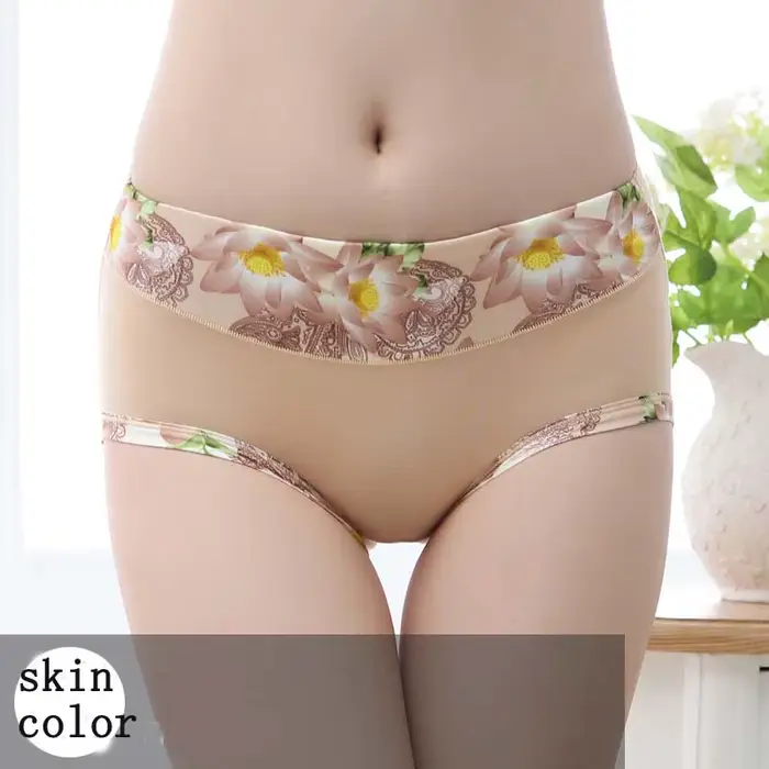 Sexy Polyester Tangas pre Plus veľkosť ženy s volániky a tlačené vzory spodné prádloHTML, SEO,,,