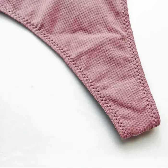 Y2k G Tangá nohavičky pre ženy jednofarebné spodné prádlo Sexy nízky pás žabky denné použitie pre ženy bavlna spodná bielizeň bikiny