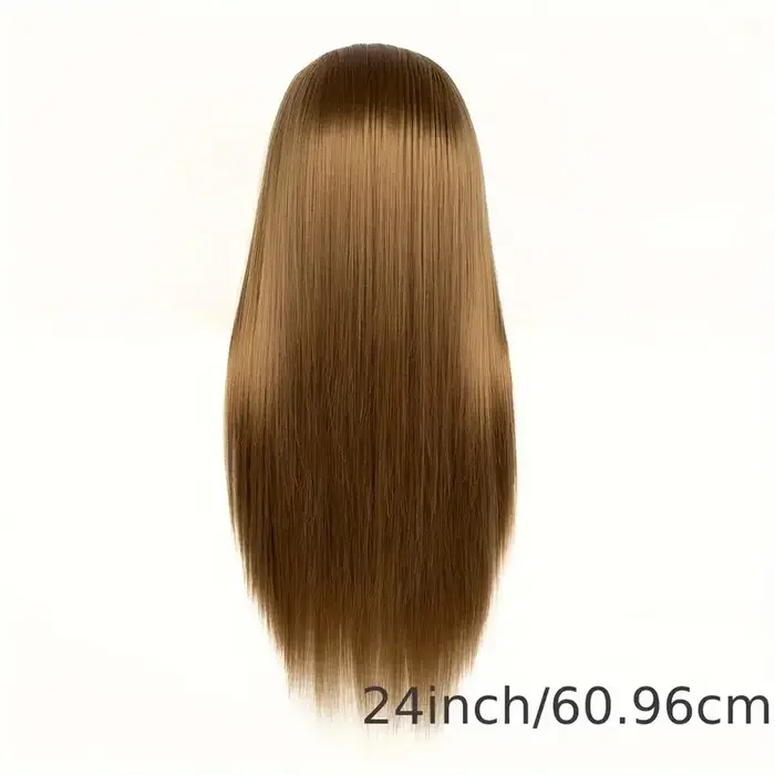Tête de mannequin de 24 pouces, tête de poupée de pratique de mannequin de cosmétologie de maquillag