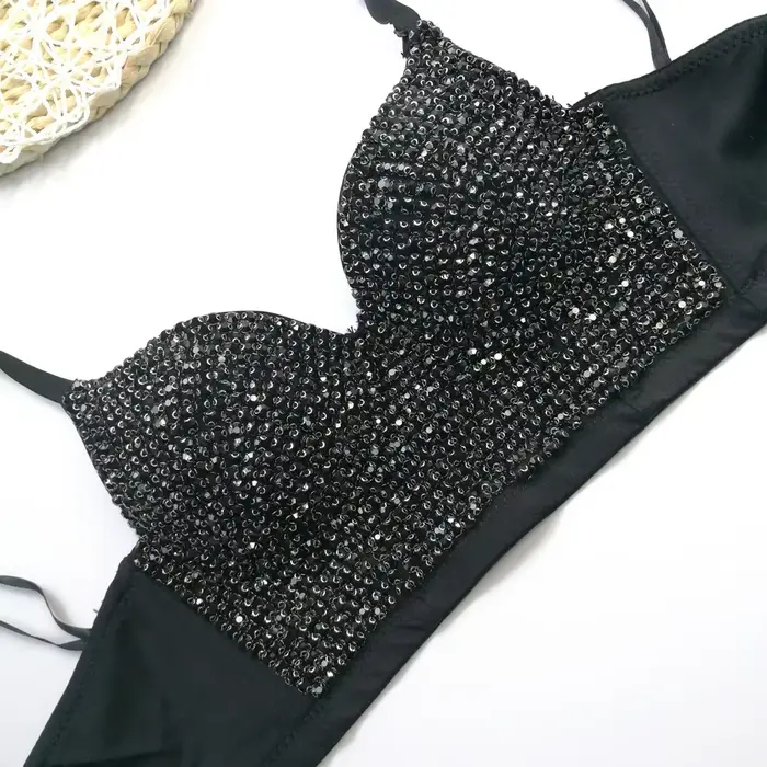 Bustier Steampunk Visivane Strass Polyester Femme Occasions Spéciales Fêtes Soirées Chic