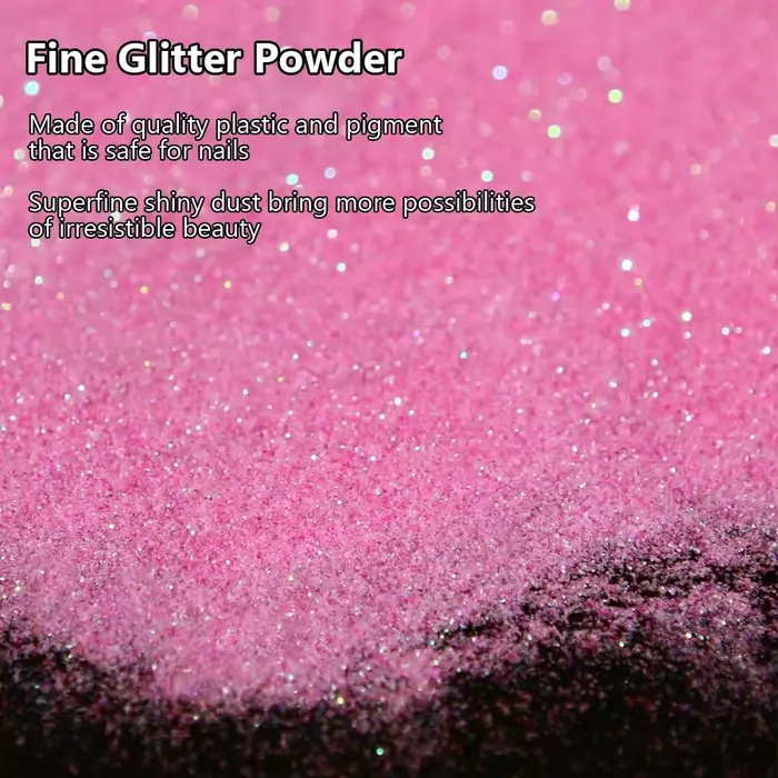 Poudre à paillettes fines en vrac, 50g, 0.2mm, pour Nail Art, Art corporel, fabrication de bijoux, d