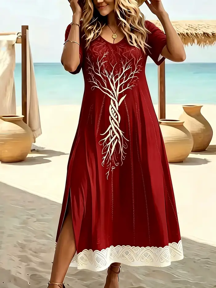 Elegantné letné šaty veľkej veľkosti