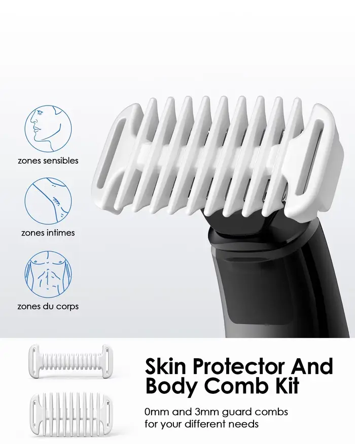 Náhradná čepeľ z nehrdzavejúcej ocele pre holiaci strojček Oneblade QP2630/QP2520/QP2530 s ochrannými krytkami