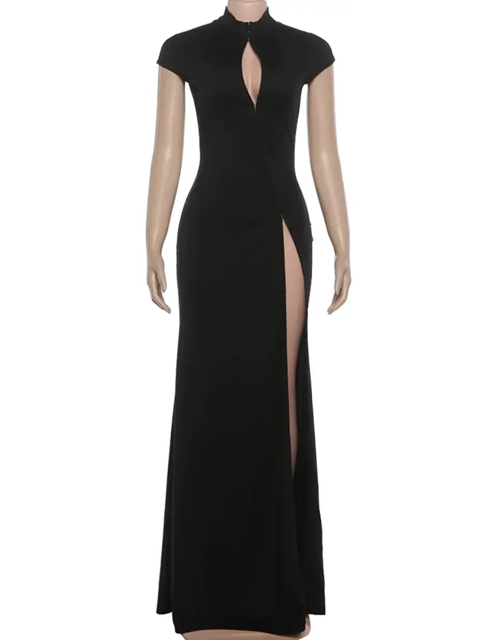 Robe Weird Puss élégante sexy polyester sans manches pour femmes occasions spéciales soirée club événements VIP