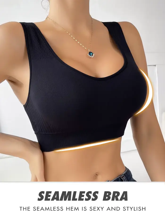 Soutien-gorge caraco pour femmes, confortable, push-up, sans couture, tricoté en élasthanne et polyamide, tous les jours, pour femmes, occasions spéciales