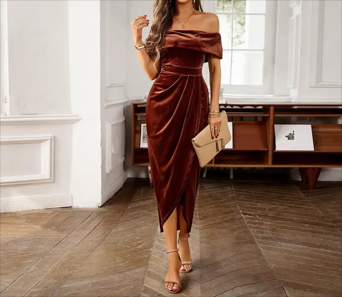 Dlhá sukňa z polyesteru bywindto silueta impérium pre ženy formálne príležitosti elegancia jarné leto