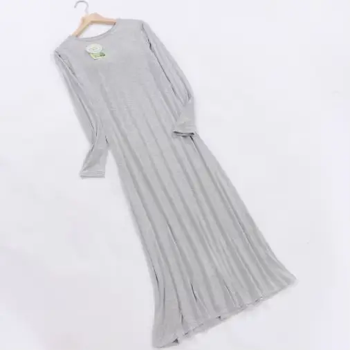 Nouveau Modal Coton Robe De Nuit Femmes À Manches sulfPrintemps Automne Vêtements De Nuit At Dames H