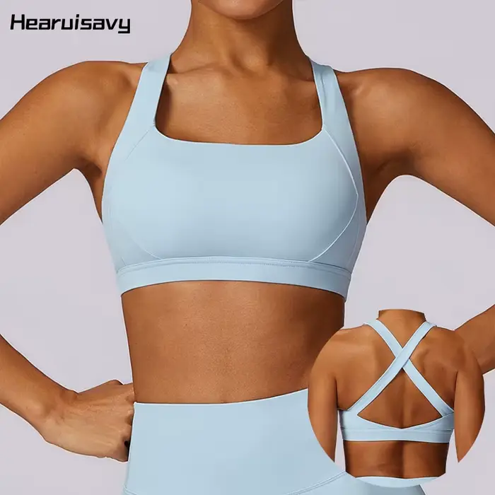 Hearuisavy rýchloschnúce nahé chrbátové joga tielko na behanie pre ženy fitness