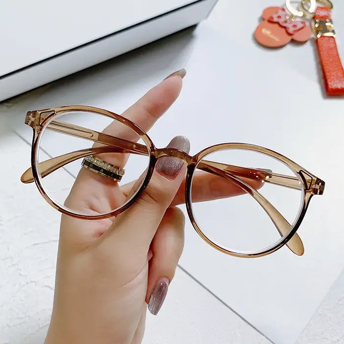 Nouvelles lunettes d'ordinateur anti-lumière bleue pour femmes et hommes, monture PC, lunettes ronde