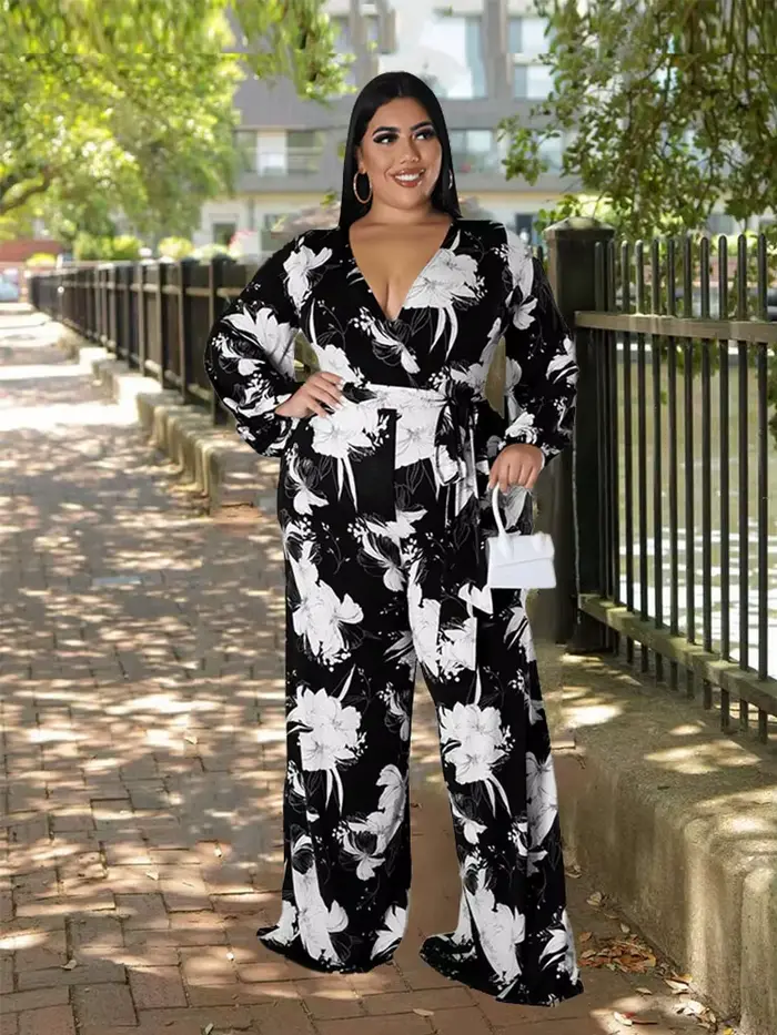 Príležitostné tlačené jesenné dámske voľné obleky polyester lycra elastane veľké veľkosti pohodlné a štýlové pre všetky príležitosti
