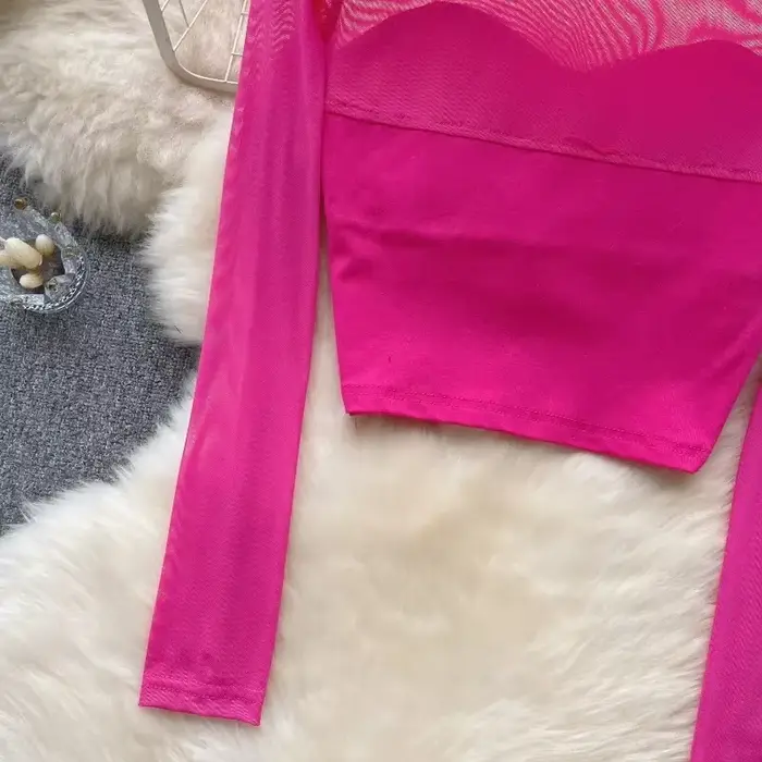 Patchwork polyesterová nočná košeľa s elegantnou gázou a slim fit pre ženy všetky ročné obdobia
