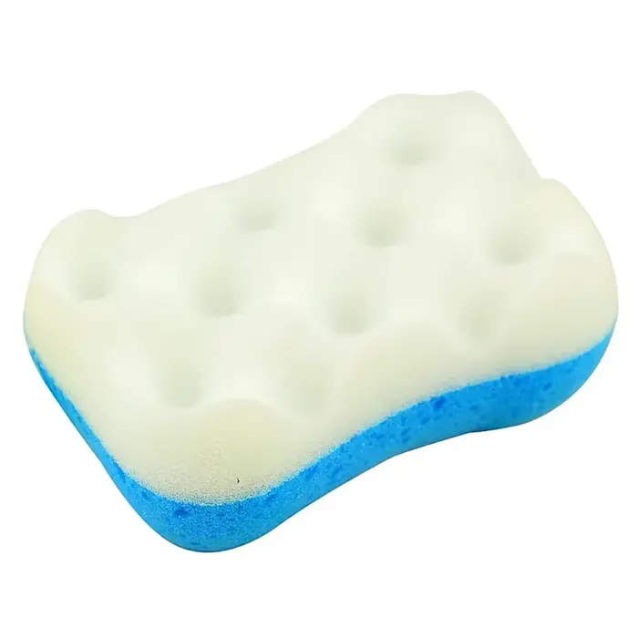 Nová mäkká kúpeľová hubka, masážna kefa na telo, žinenka, exfoliátor pokožky, relaxačná sprchová starostlivosť.