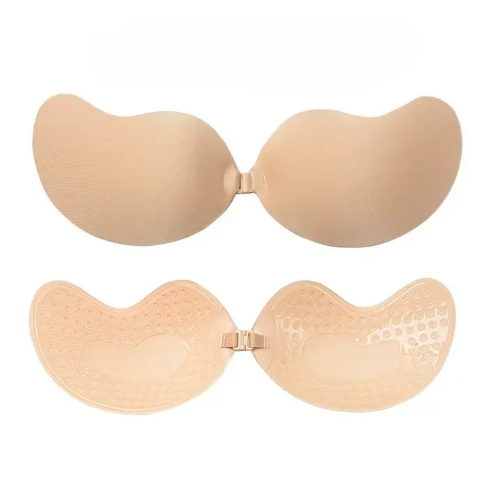 Soutien-gorge Invisible en Silicone, Push Up, Sexy, sans bretelles, adhésif furtif, dos nu, rehausse
