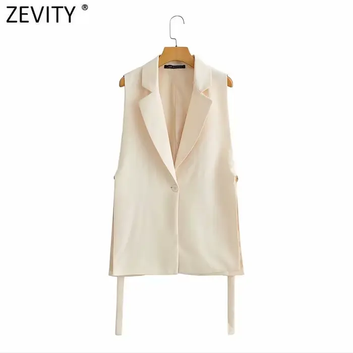 Zevity-Dámska vesta s bočným rozparkom