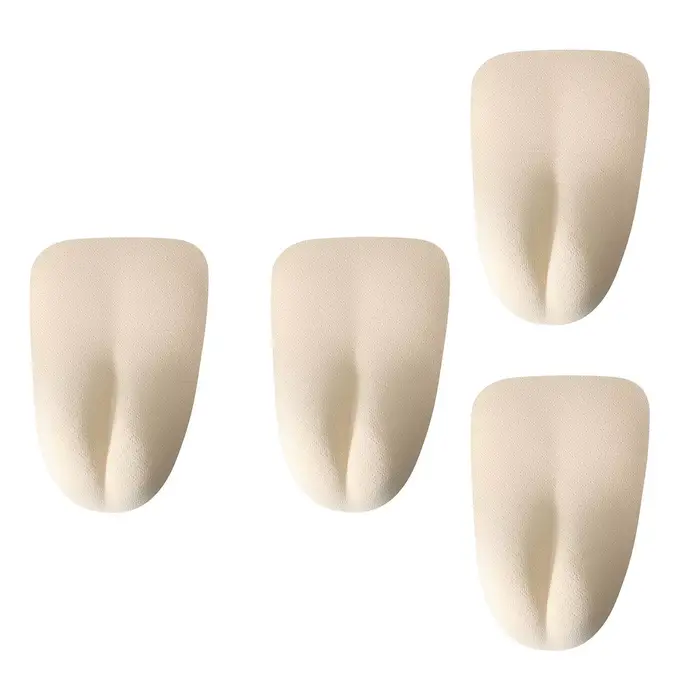 4x Cache-cameltoe réutilisable, couvre-cameltoe sans couture, cache-cameltoe pour leggings, culottes, maillots de bain, yoga, cosplay