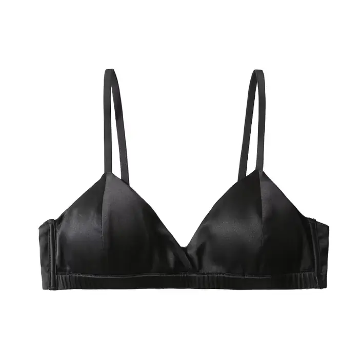 Sexy bezšvíková hodvábna podprsenka, perfektná pre ženy, pohoda pokožky, štýlová pre večierky a špeciálne darčeky