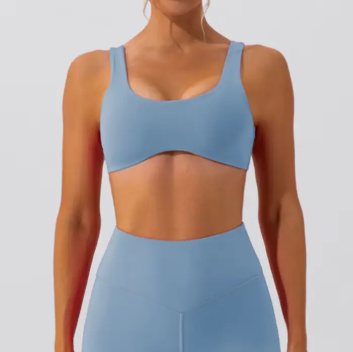 Soutien-gorge de yoga serré élastique respirant et anti-humidité semble nue yoga soutien-gorge
