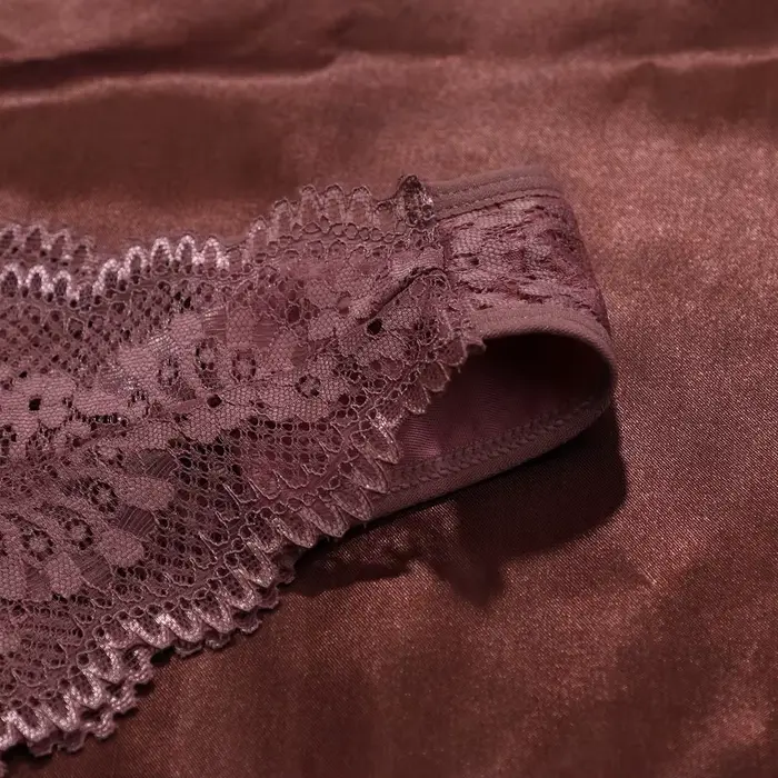 Dámske tangá nastaviteľné, sexy, prelamované, kvetinové čipky vzor, s motýlik, nízky pás, pohodlné, bezšvové spodná bielizeň