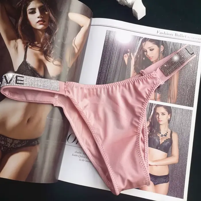 Culotte String Taille Basse LISCN En Soie Glacée Avec Motif Léopard Pour Jeunes Femmes Occasions Spéciales