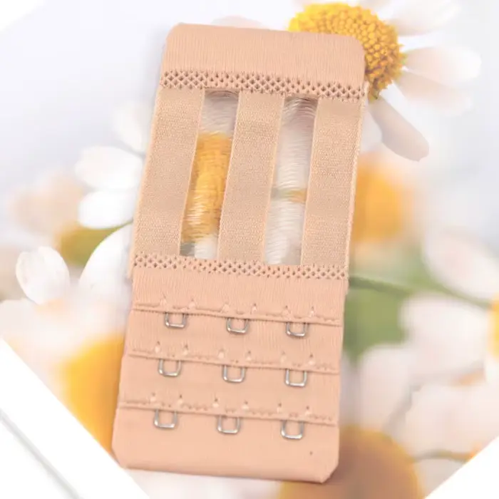 Sada 3 elastických podprseniek pre ženy, 3 rady, 3 háčiky, šírka 4,5 cm, s nastaviteľnou prackou
