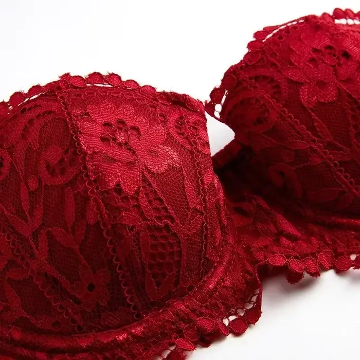 Sexy polyesterová podprsenka s jemnou čipkou pre ženy všetky príležitosti každodenného života