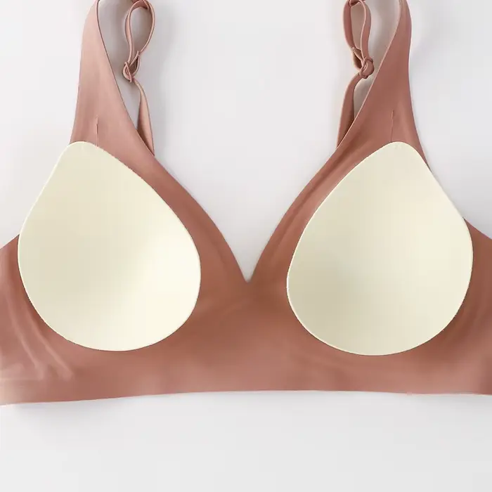 FINETOO-Wireless mäkká podprsenka pre ženy, hlboké V podprsenky, sexy podprsenka, dámske S-XL polstrovaná podprsenka, bezšvíkové spodná bielizeň, pohodlné spodná bielizeň pre dámy