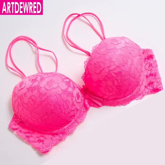 ARTDEWRED ženy Sexy bralette veľká veľkosť čipkovaná spodná bielizeň Push Up podprsenky 75 80 85 90 95 B C D intímne