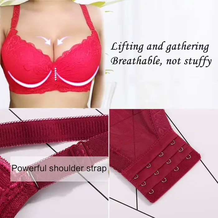 Polyester Nylon čipka Push-up podprsenka pre ženy jedna veľkosť pohodlné elegancie každodenné špeciálne príležitosti