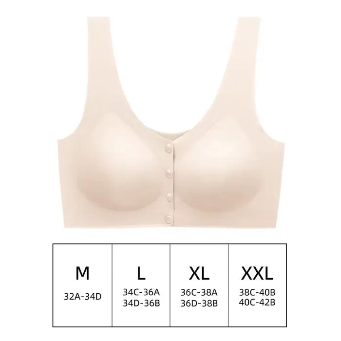 Soutien-gorge ultra-fin respirant à ouverture frontale pour femme, sans traces, respirant, anti-affa