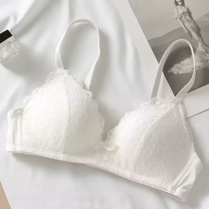 Lacná podprsenka pre dievčatá Sexi čipkovaná