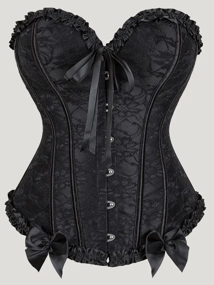 Corset sexy surbuste bustiers gothiques et corsets à lacets corselet taille corset fajas ventre plat