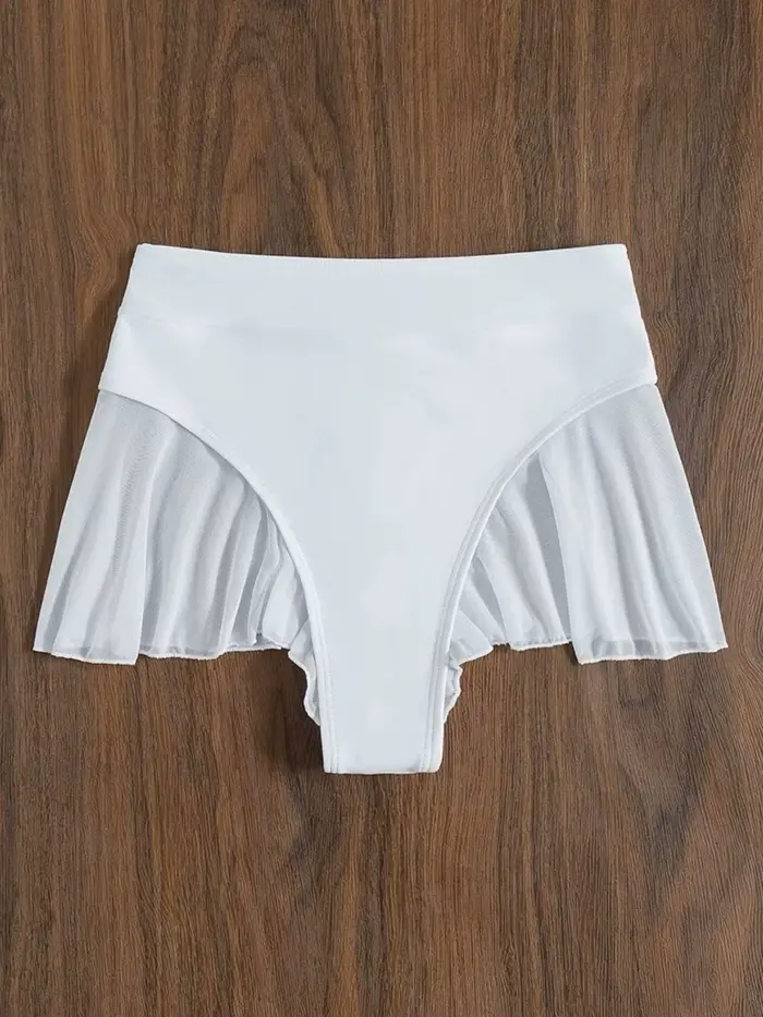 Mini brazílske nohavičky tanga s volánkami pre ženy, bikiny tangá, astronomické plavecké nohavice, sexy spodná bielizeň, kúpanie žien, nové, K4267