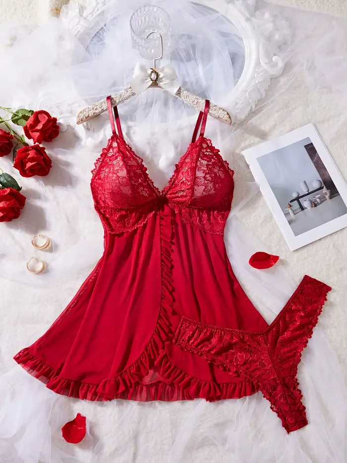 Sexy čipkovaná lingerie sada pre ženy